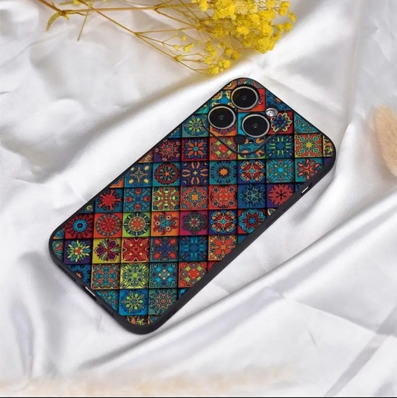 Bohemian Style Case For iPhone 14 Pro Max - MULTICOLOR-SALE - Picture 10 of 11